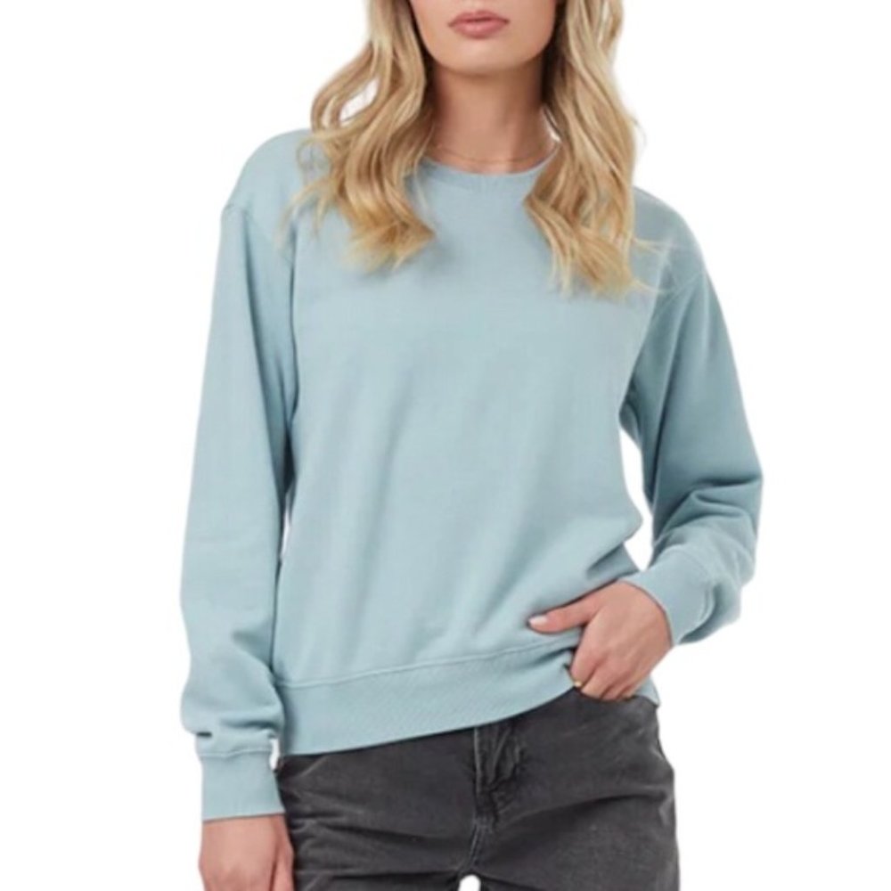 tentree Light Blue Crewneck Sweatshirt